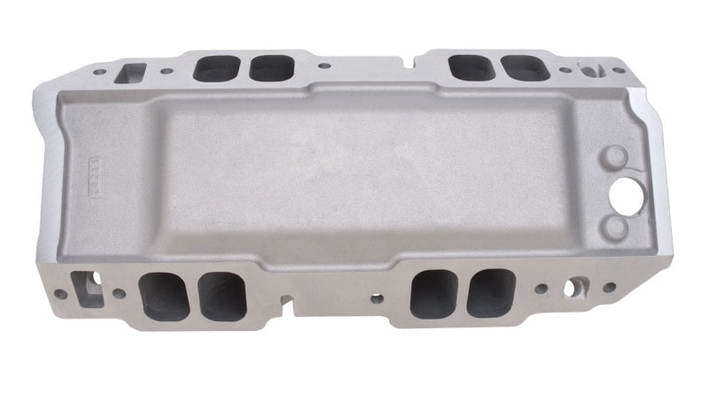 Load image into Gallery viewer, Edelbrock Manifold BBC Short Deck Super Victor 565 Conventional Rect Port Heads
