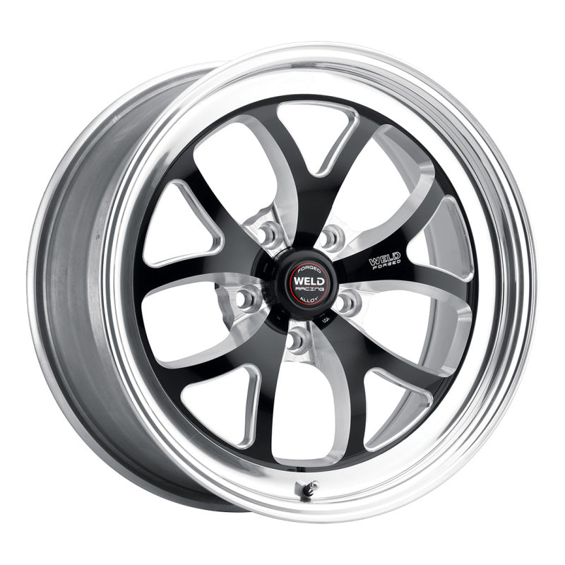Load image into Gallery viewer, Weld S76 15x9.33 / 5x4.75 BP / 5.5in. BS Black Wheel (Low Pad) - Non-Beadlock
