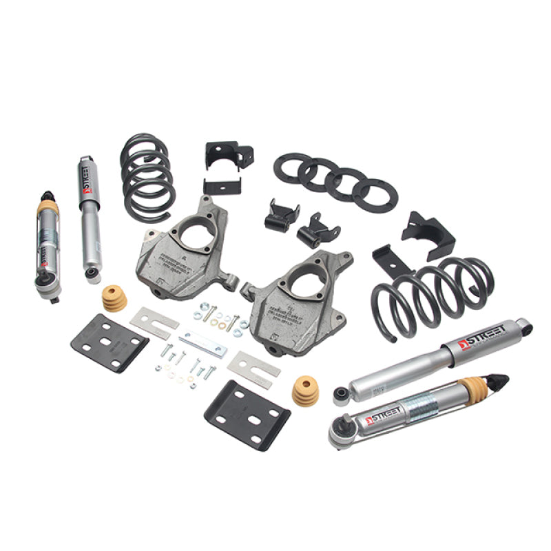 Load image into Gallery viewer, Belltech LOWERING KIT 16.5-17 Chevy Silverado Crew Cab 2WD 3-4F / 7R
