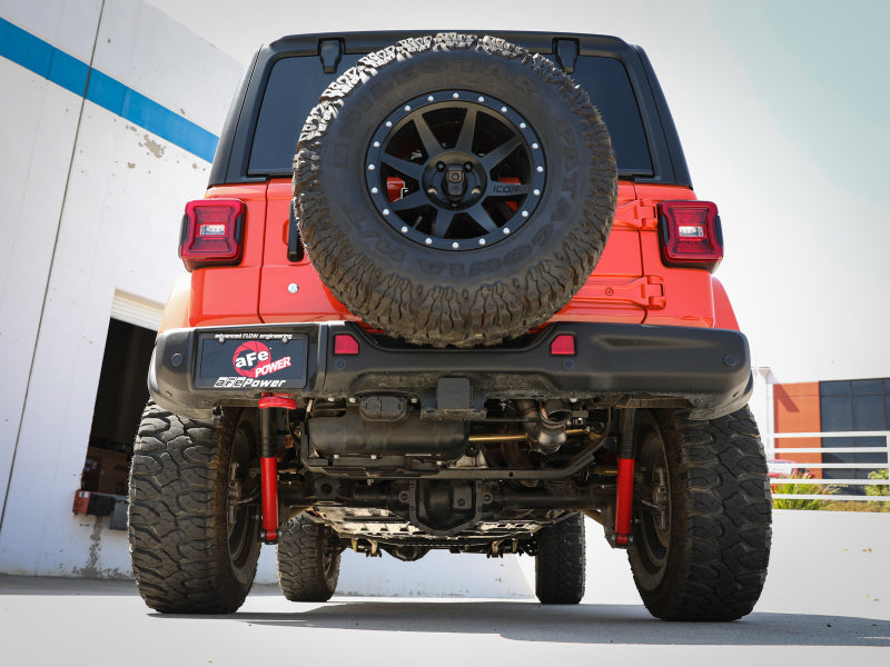 Load image into Gallery viewer, aFe 20-21 Jeep Wrangler (JL) Large Bore-HD 3 IN 304 Stainless Steel DPF-Back Hi-Tuck Exhaust System
