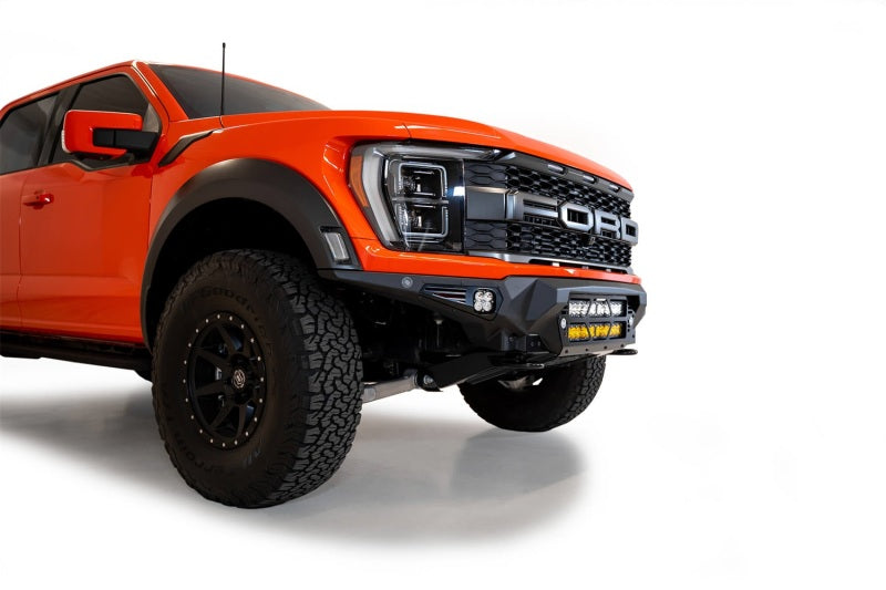 Load image into Gallery viewer, Addictive Desert Designs 2021+ Ford Raptor Bomber Front Bumper w/ Dual 20IN LED Mounts
