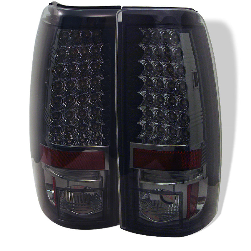Load image into Gallery viewer, Spyder Chevy Silverado 1500 99-02 (Not Fit Stepside) LED Tail Lights Smke ALT-YD-CS99-LED-SM
