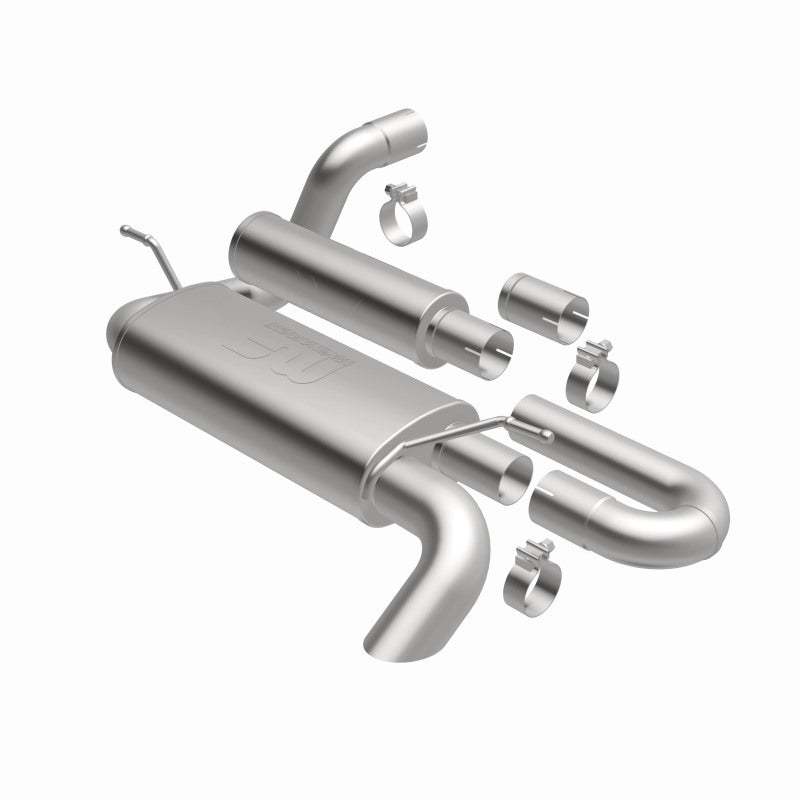 Load image into Gallery viewer, MagnaFlow 18-23 Jeep Wrangler JL 2.0L/3.6L Overland Series Axle-Back Exhaust
