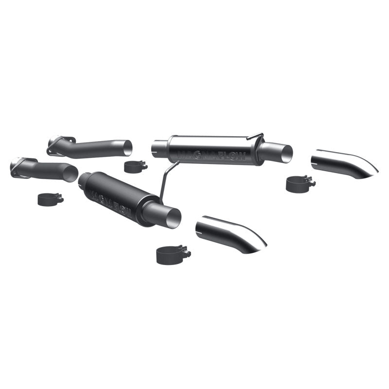 Load image into Gallery viewer, MagnaFlow SYS C/B 86-04 Mustang 2.5inch 4.6/5.0 w/ Turn Downs
