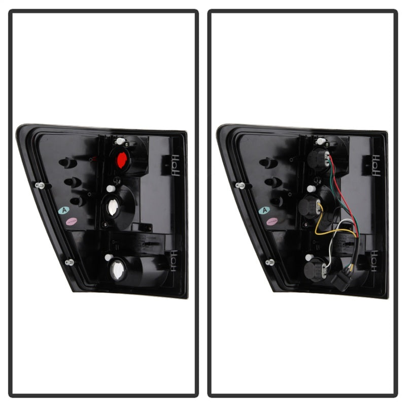 Load image into Gallery viewer, Spyder Jeep Grand Cherokee 05-06 Euro Style Tail Lights Black ALT-YD-JGC05-BK
