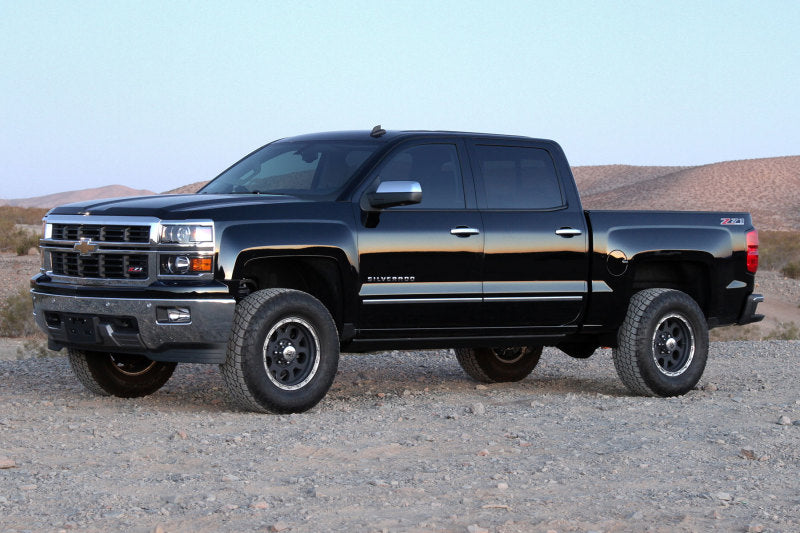 Load image into Gallery viewer, Fabtech 14-18 GM K1500 w/OE Alum. UCA 4in Uniball UCA System w/Rear Stealth Shocks
