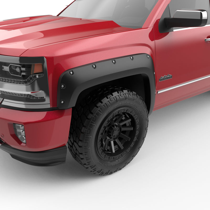 Load image into Gallery viewer, EGR 14+ Chev Silverado 5ft Bed Bolt-On Look Fender Flares - Set
