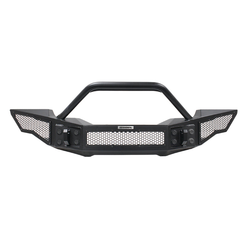 Load image into Gallery viewer, Go Rhino 07-20 Jeep Wrangler JL/JLU/JK/JKU/Gladiator JT Rockline Full Width Bumper w/ Overrider
