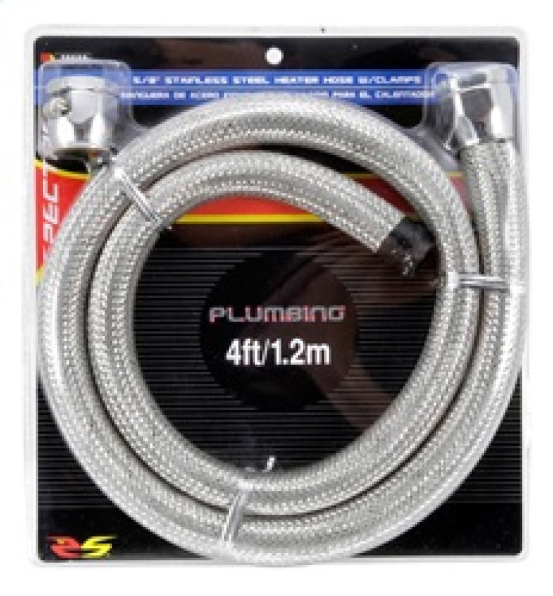 Load image into Gallery viewer, Spectre Stainless Steel Flex Heater Hose Kit 5/8in. Diameter - 4ft. Chrome
