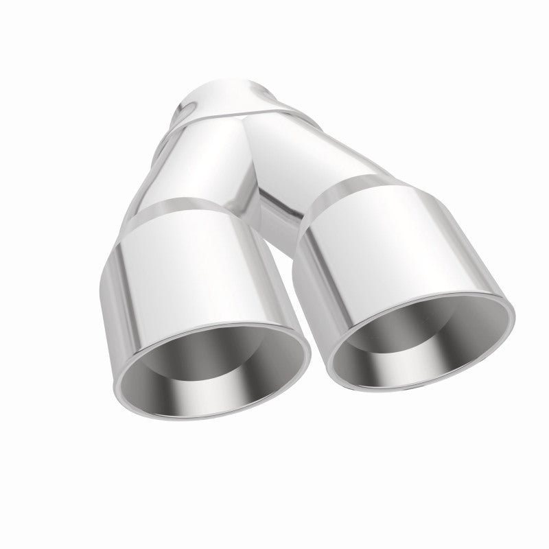 Load image into Gallery viewer, MagnaFlow Double Wall 3in Dual Round Polished Tip 2.25in Inlet
