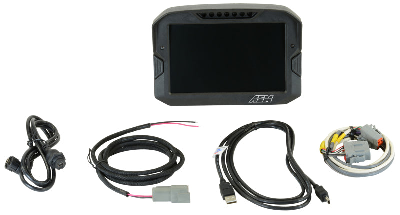Load image into Gallery viewer, AEM CD-7 Logging Race Dash Carbon Fiber Digital Display (CAN Input Only)
