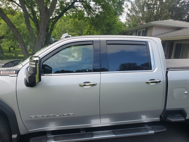 Load image into Gallery viewer, EGR 2019 Chevy 1500 Crew Cab In-Channel Window Visors - Matte Black
