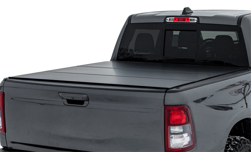 Load image into Gallery viewer, Access LOMAX Tri-Fold Cover 02-18 Dodge RAM 1500 - 6ft 4in Bed (Carbon Fiber)
