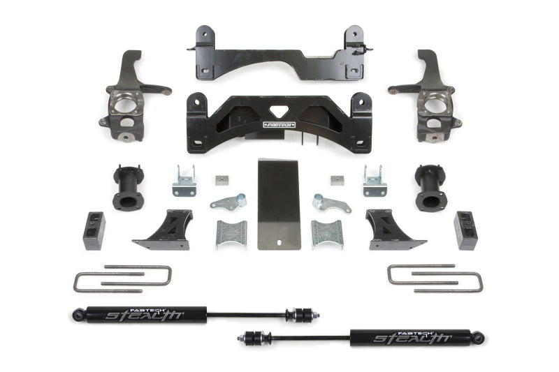 Load image into Gallery viewer, Fabtech 16-21 Toyota Tundra 2WD/4WD 6in Basic Sys w/C/O Spacers &amp; Stealth Rr
