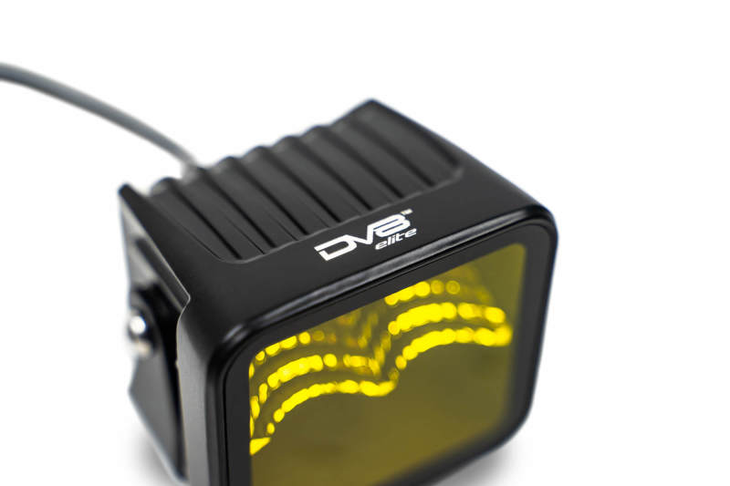 Load image into Gallery viewer, DV8 Offroad 3in Elite Series LED Amber Pod Light
