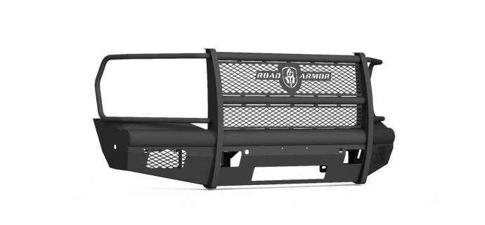 Road Armor 19-20 Ram 2500 Vaquero Front Bumper Full Guard 6 Sensor - Tex Blk