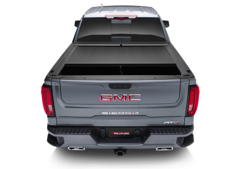 Load image into Gallery viewer, Roll-N-Lock 2019 Chevrolet Silverado 1500&amp; GMC Sierra 1500 96.5in M-Series Retractable Tonneau Cover
