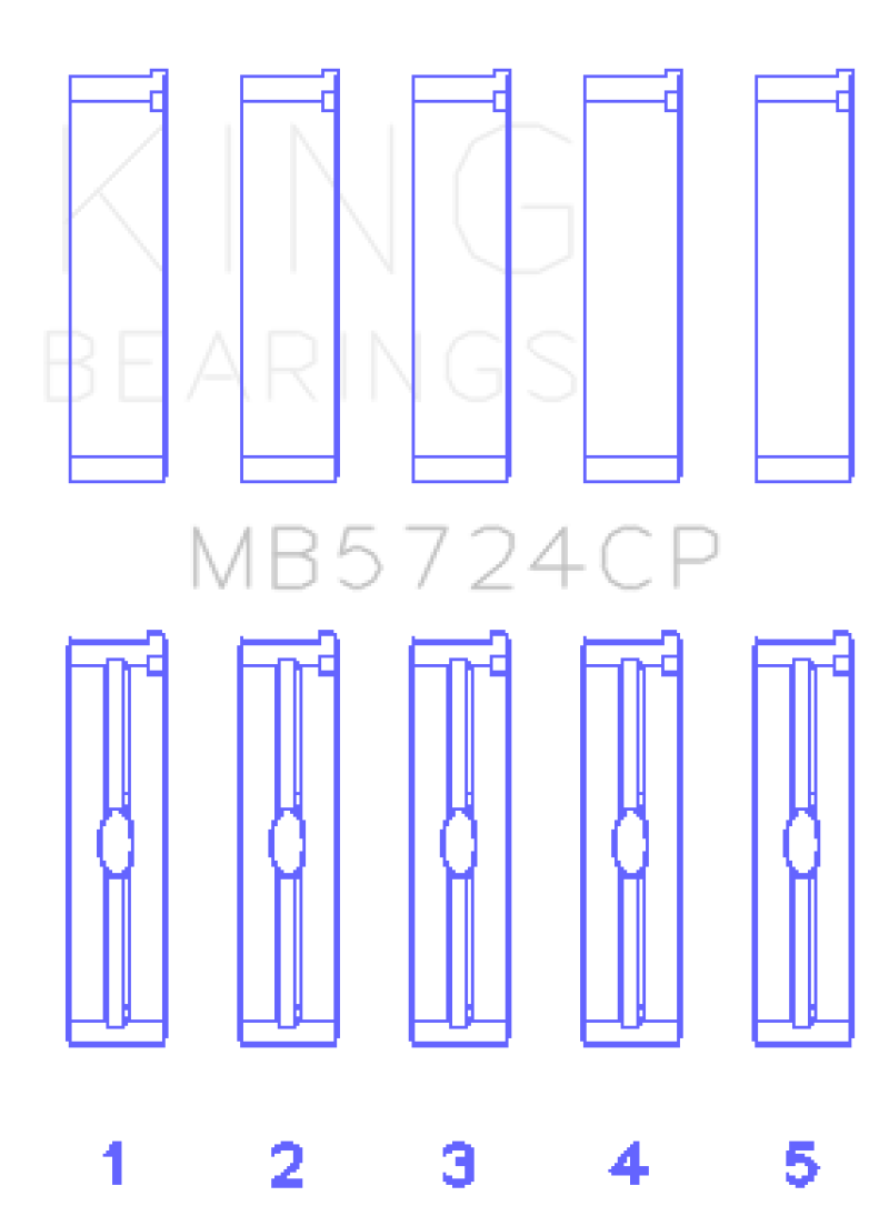 Load image into Gallery viewer, King Engine Bearings General Motors Duramax Diesel Main Bearing Set
