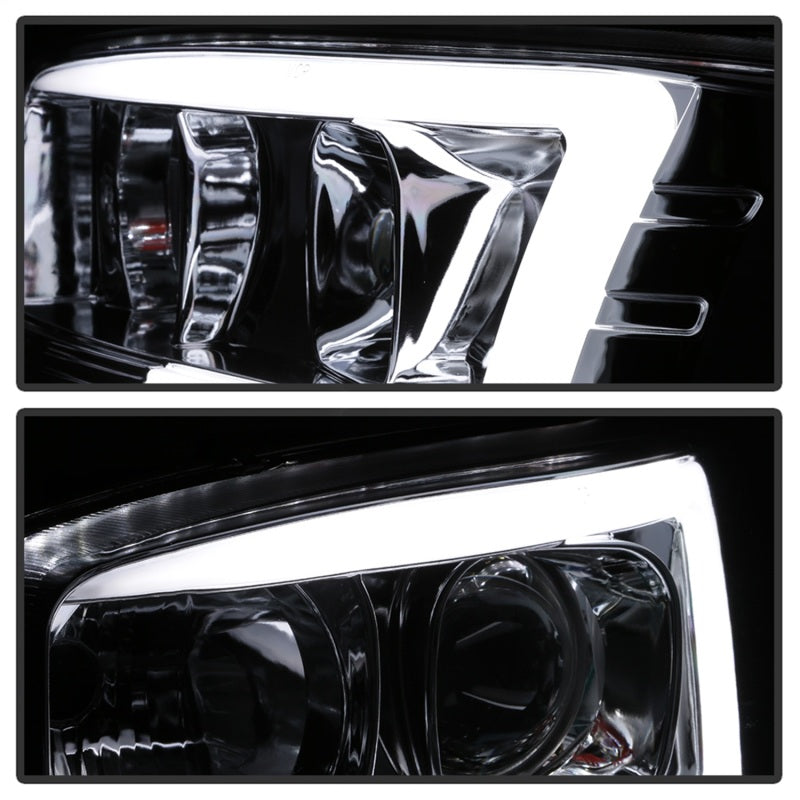 Load image into Gallery viewer, Spyder GMC Sierra 1500/2500/3500 99-06 V2 Projector Headlights - DRL - Chrome PRO-YD-CDE00V2-LB-C
