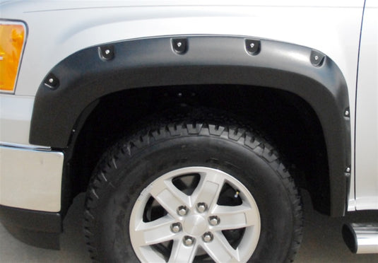 Lund 07-13 GMC Sierra 1500 RX-Rivet Style Textured Elite Series Fender Flares - Black (2 Pc.)