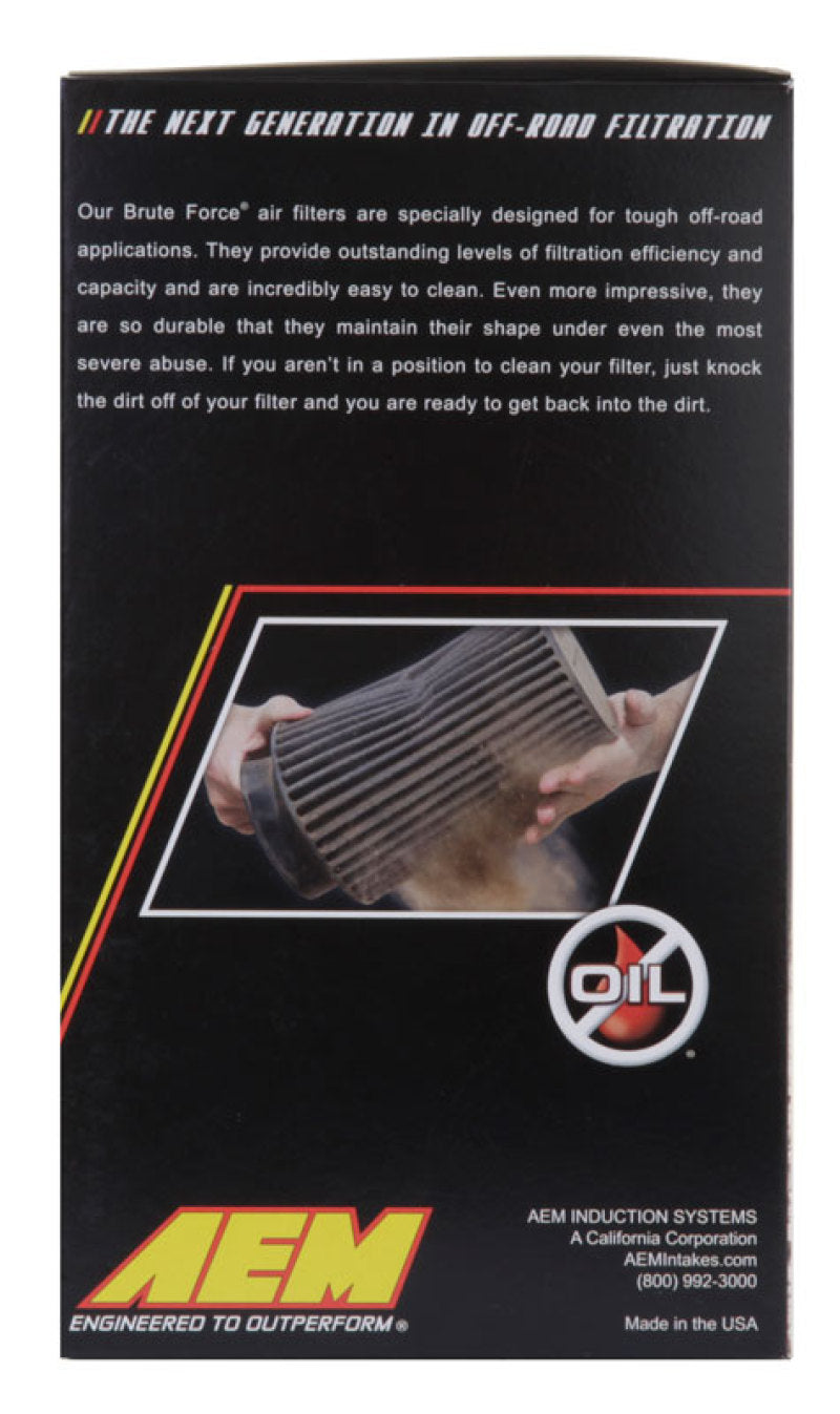 Load image into Gallery viewer, AEM 3.5 in x 9 in Dryflow Conical Air Filter
