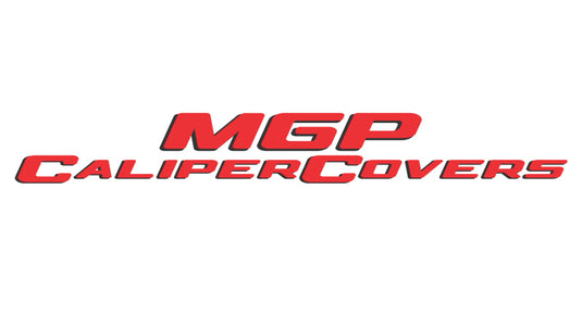 MGP 4 Caliper Covers Engraved Front & Rear Block/Challenger Yellow finish black ch