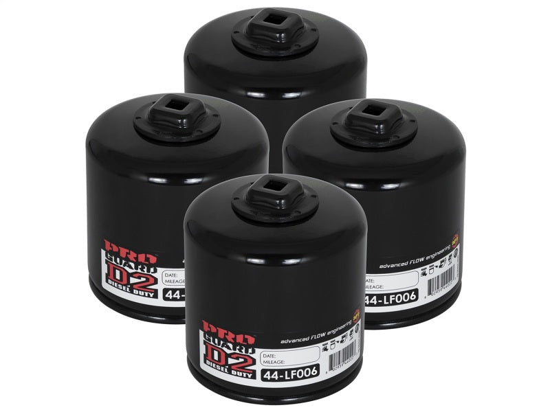 Load image into Gallery viewer, aFe Pro GUARD D2 Oil Filter 74-08 Dodge Gas Truck V6 3.9L/V8 4.7L/5.7L/5.2L/5.9L/V10 8.3L/8.0L (4pk)
