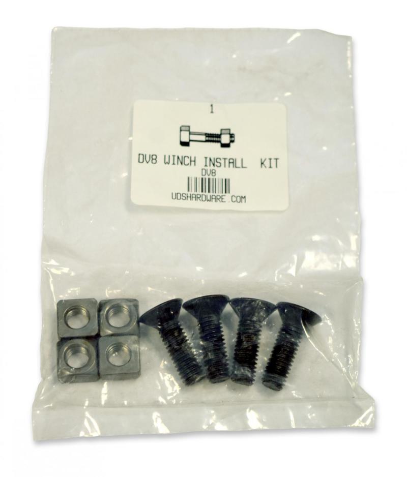 Load image into Gallery viewer, DV8 Offroad Winch Mounting Kit for DV8 12K Winches Used w/ Winch Plates
