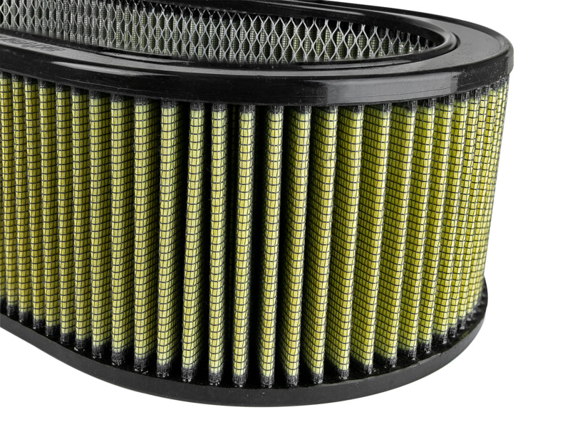 Load image into Gallery viewer, aFe MagnumFLOW Air Filters Round Racing PG7 A/F PG7 Oval Filter (18.13 x 7.25 x 6.0 w/EM)
