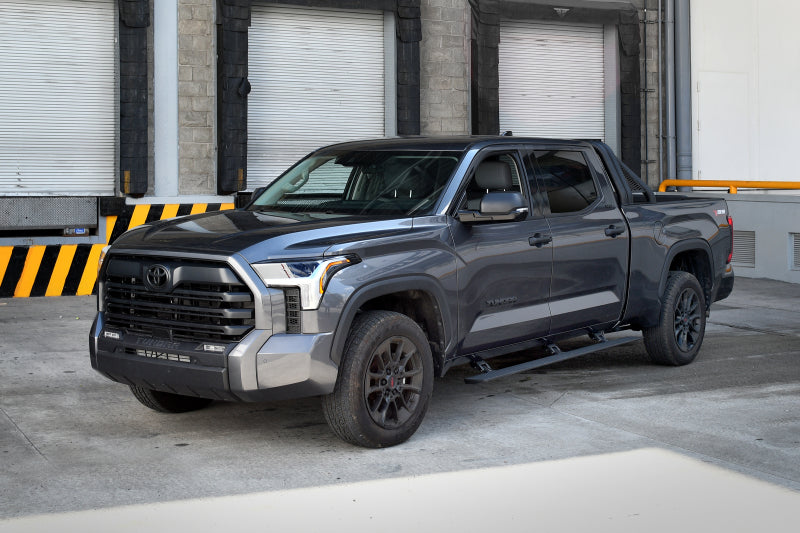 Load image into Gallery viewer, Go Rhino 22-23 Toyota Tundra CrewMax Cab 4dr E-BOARD E1 Electric Running Board Kit - Bedliner Coatng
