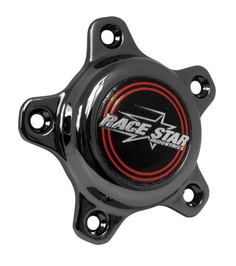 Load image into Gallery viewer, Race Star 5 Lug Cap Short Plastic Dark Star (incl. Medallion &amp; Screws)
