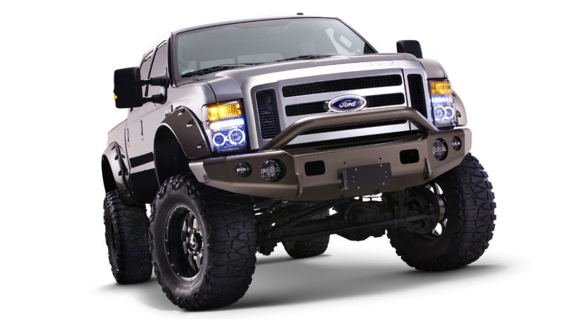 Load image into Gallery viewer, Bushwacker 08-10 Ford F-250 Super Duty Cutout Style Flares 2pc - Black
