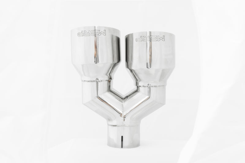 Load image into Gallery viewer, MBRP Universal T304 SS Dual Tip 4in OD/2.5in Inlet

