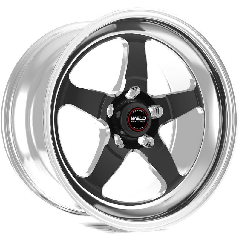 Load image into Gallery viewer, Weld S71 15x15.33 / 5x4.75 BP / 4.5in. BS Black Wheel (Low Pad) - Black Single Beadlock
