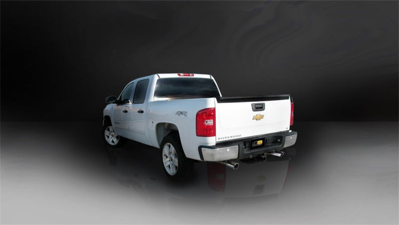 Load image into Gallery viewer, Corsa 2010-2013 Chevrolet Silverado Ext. Cab/Std. Bed 1500 4.8L V8 Polished Sport Cat-Back Exhaust
