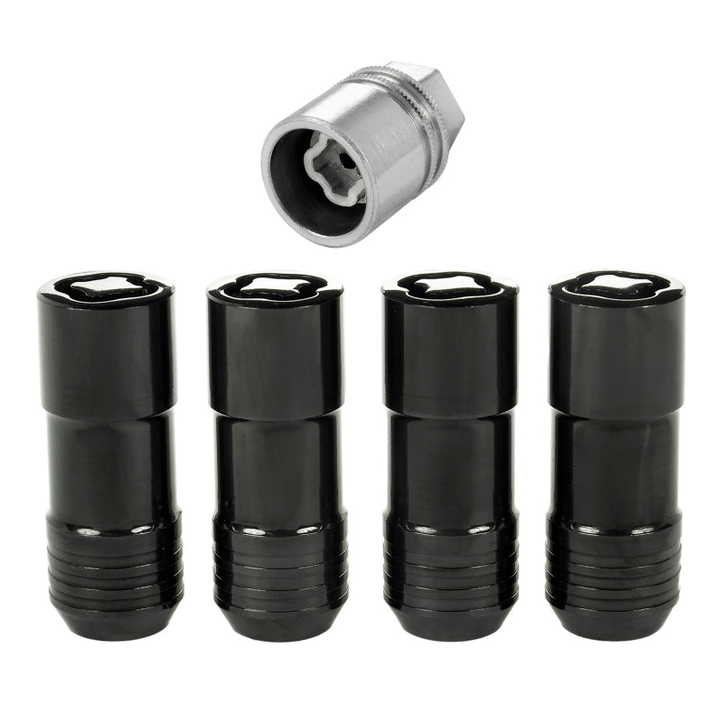 Load image into Gallery viewer, McGard Wheel Lock Nut Set - 4pk. (Cone Seat) M14X2.0 / 13/16 Hex / 2.25in. Length - Black
