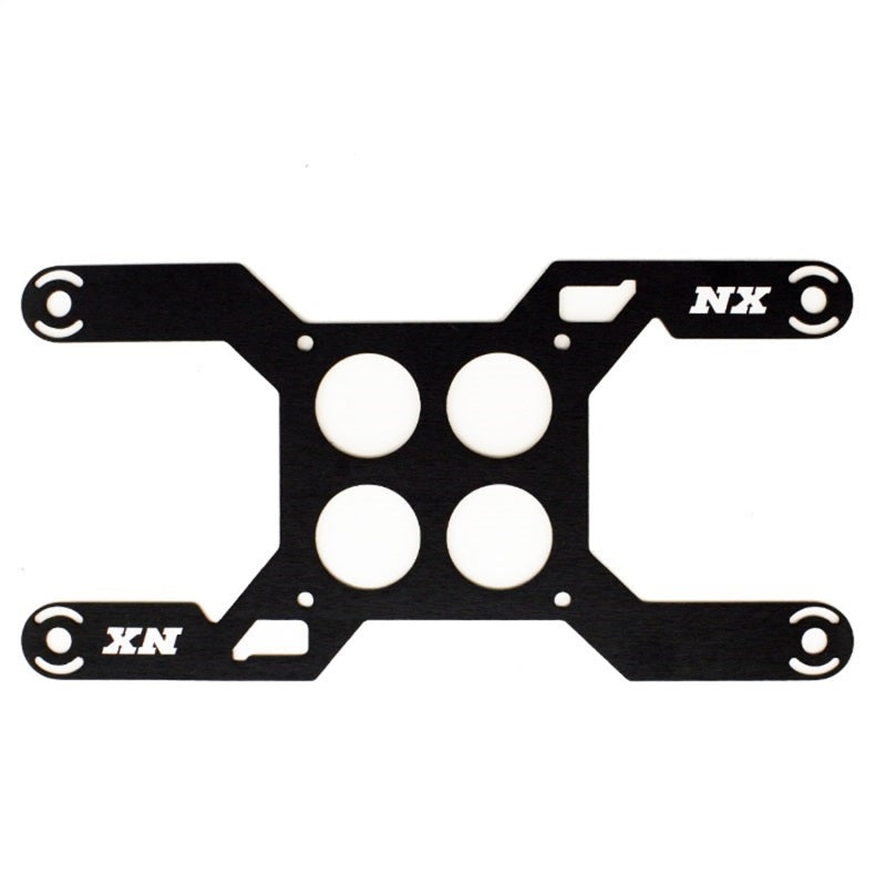 Load image into Gallery viewer, Nitrous Express Carb Plate Solenoid Bracket for Dominator (4 Solenoid)
