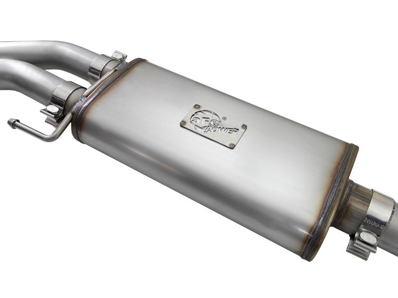Load image into Gallery viewer, aFe Rebel Exhausts 3in SS Cat-Back 15-16 Ford F-150 EcoBoost V6 2.7/3.5L V8 5.0L w/ Polished Tips
