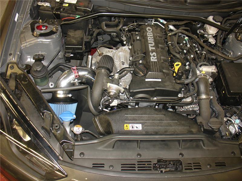 Load image into Gallery viewer, Injen 13-14 Hyundai Genesis Coupe 2.0L 4cyl Turbo GDI Polished Short Ram Intake w/ Heat Shield
