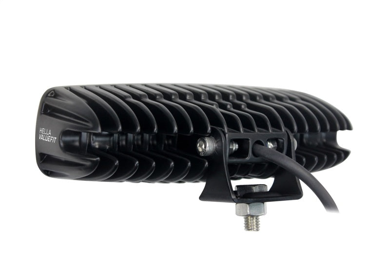Load image into Gallery viewer, Hella Value Fit Mini 6in LED Light Bar - Flood Beam Pedestal
