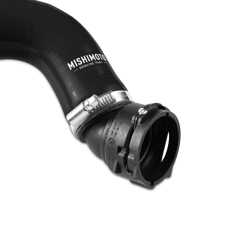 Load image into Gallery viewer, Mishimoto 15+ Ford Mustang GT Black Silicone Upper Radiator Hose
