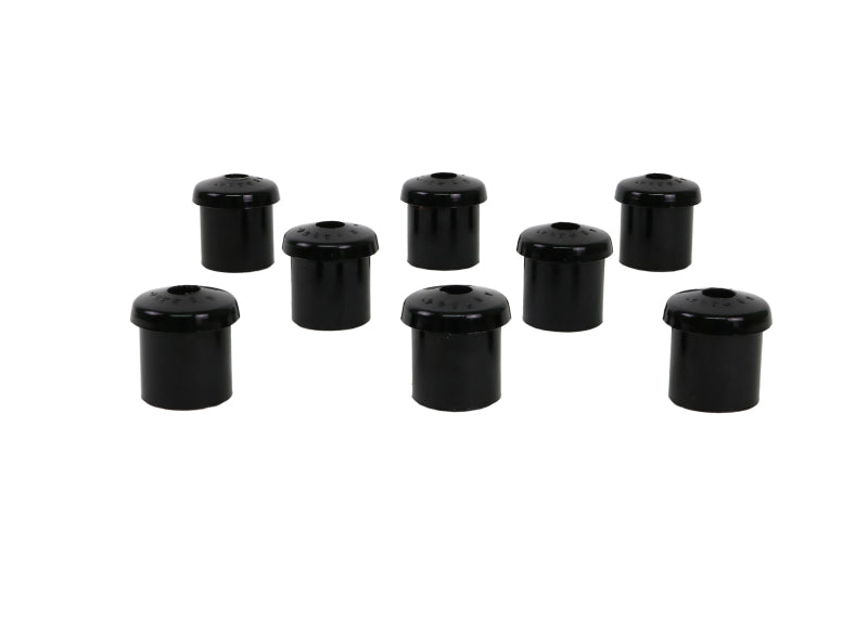 Load image into Gallery viewer, Whiteline 10/65-73 Ford Mustang Rear Spring Eye Rear and Shackle Bushings (35mm OD/12.6mm ID)
