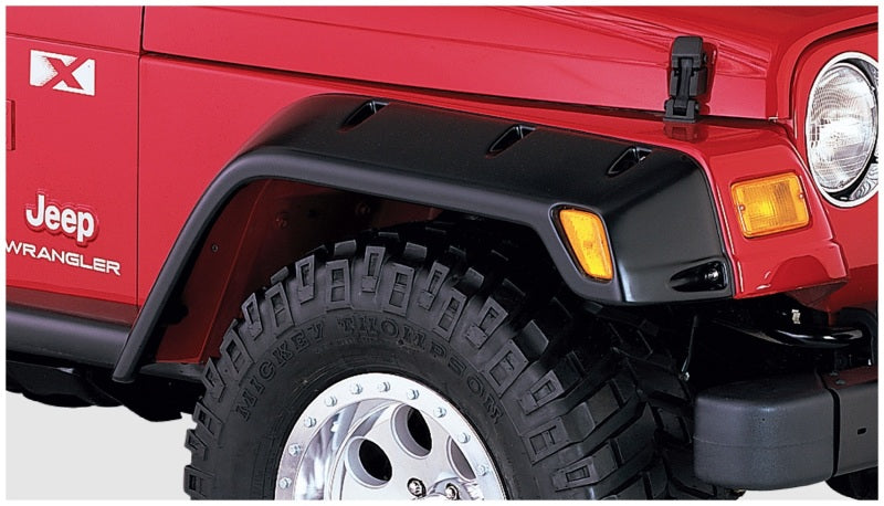 Load image into Gallery viewer, Bushwacker 97-06 Jeep TJ Max Pocket Style Flares 2pc - Black
