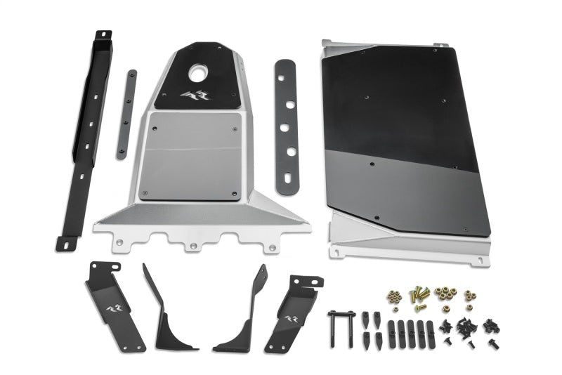 Load image into Gallery viewer, Rugged Ridge 18-23 Jeep Wrangler JLU 4dr Alum. Skid Plate for Engine/Trans - Tex. Blk
