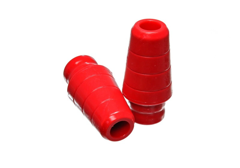 Load image into Gallery viewer, Energy Suspension 97-06 Jeep Wrangler TJ with 1 3/4 in lift Red Front Bump Stop Set (Set of 2)
