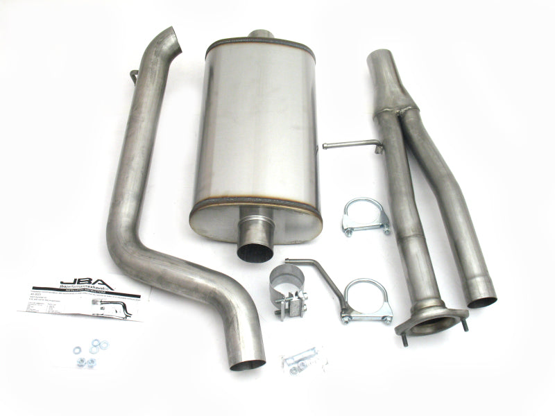 Load image into Gallery viewer, JBA 03-06 Hummer H2 6.0L 409SS Single Rear Exit Cat-Back Exhaust
