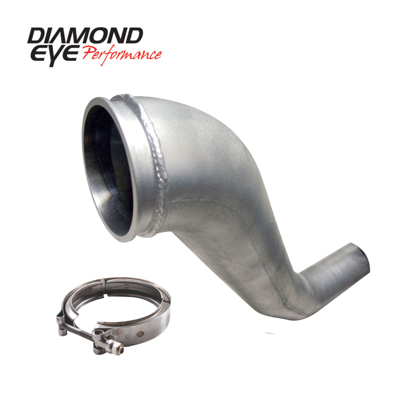 Load image into Gallery viewer, Diamond Eye KIT 4in Downpipe HX40 TURBO-DIRECT FLANGE W/ V-Band CLAMP AL DODGE 94-02
