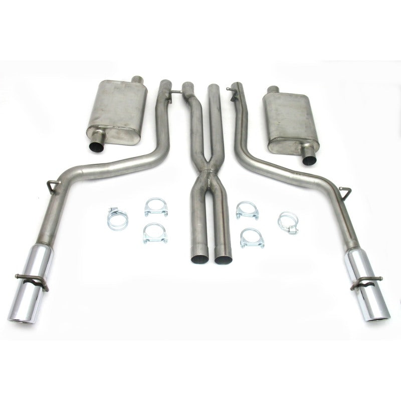 Load image into Gallery viewer, JBA 05-10 Chrysler/Dodge Cars 5.7L 409SS Dual Rear Exit Cat-Back Exhaust
