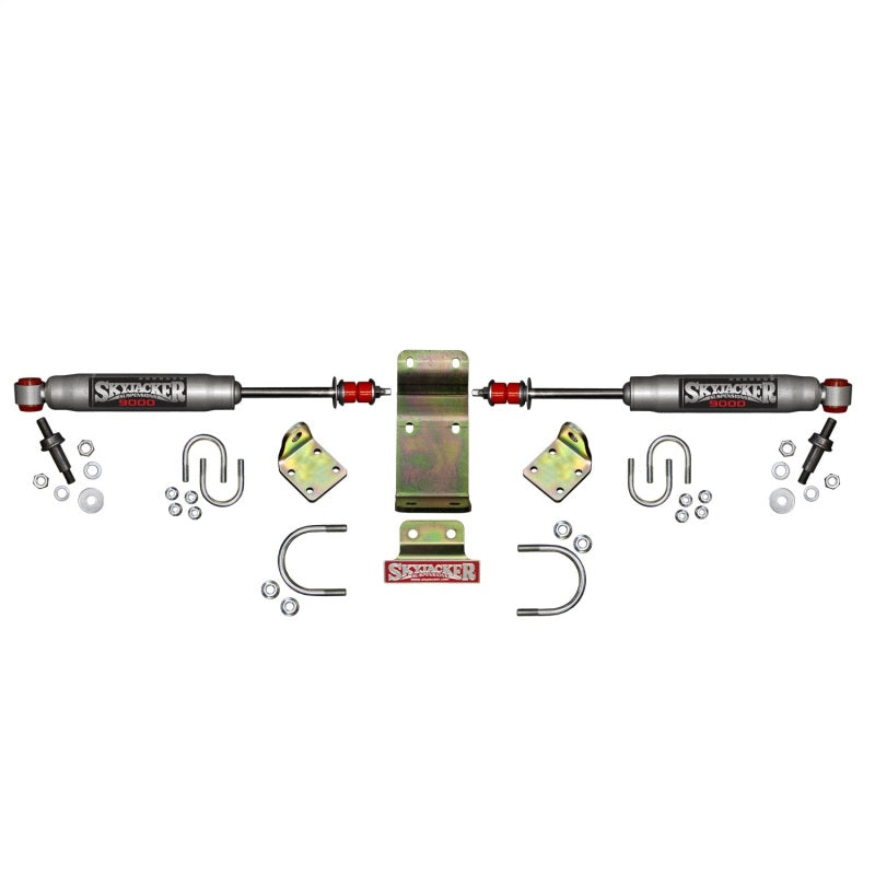 Load image into Gallery viewer, Skyjacker 2018 Jeep Wrangler JL - Silver Dual Steering Damper Kit
