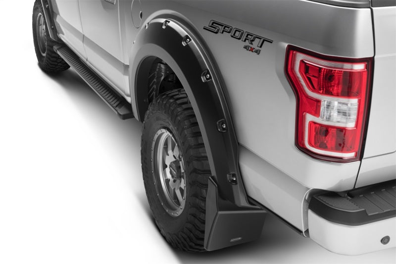 Load image into Gallery viewer, Bushwacker 15-20 Ford F-150 Trail Armor Rear Mud Flaps (Fits Pocket Style Flares)
